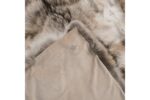 Coyote (AB Colour) Fur Blanket - Cashmere Backing