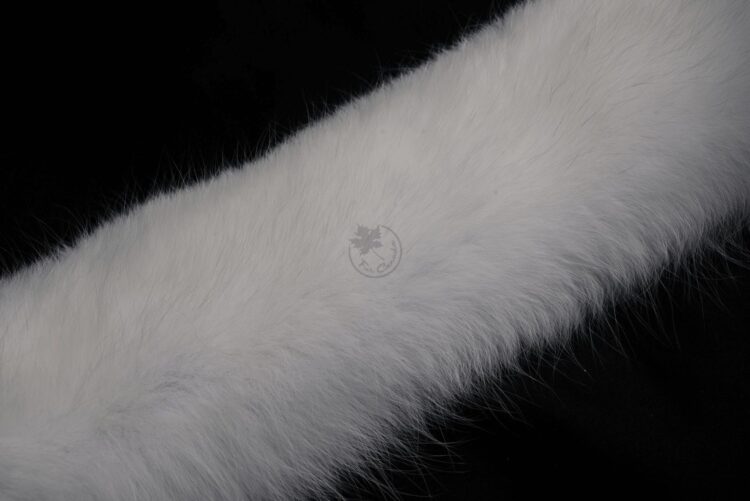 White Fox Fur Collar