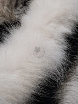 White Fox Fur Collar